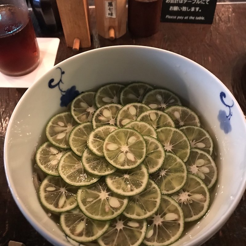 すだち蕎麦(松玄 恵比寿)