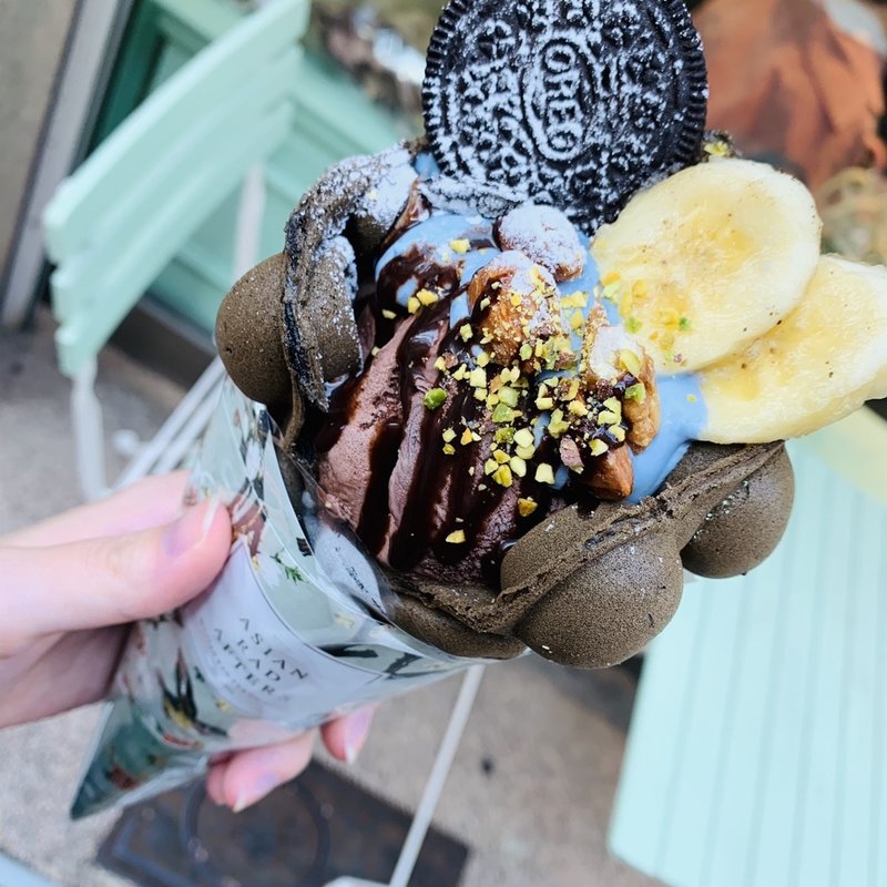 バブルワッフル　ブルーシティーチョコレート(ASIAN RAD AFTERS)