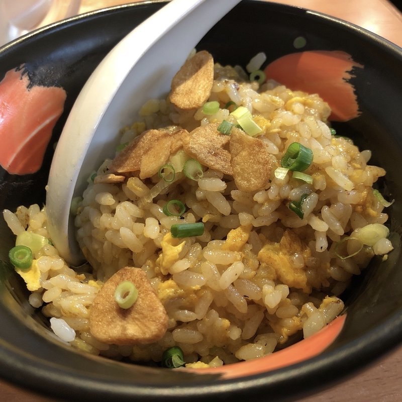 半チャーハン ガーリック(俺流塩らーめん 神楽坂店)