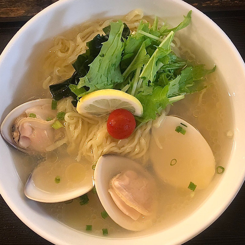 冷しはまぐりラーメン(麺屋海神)