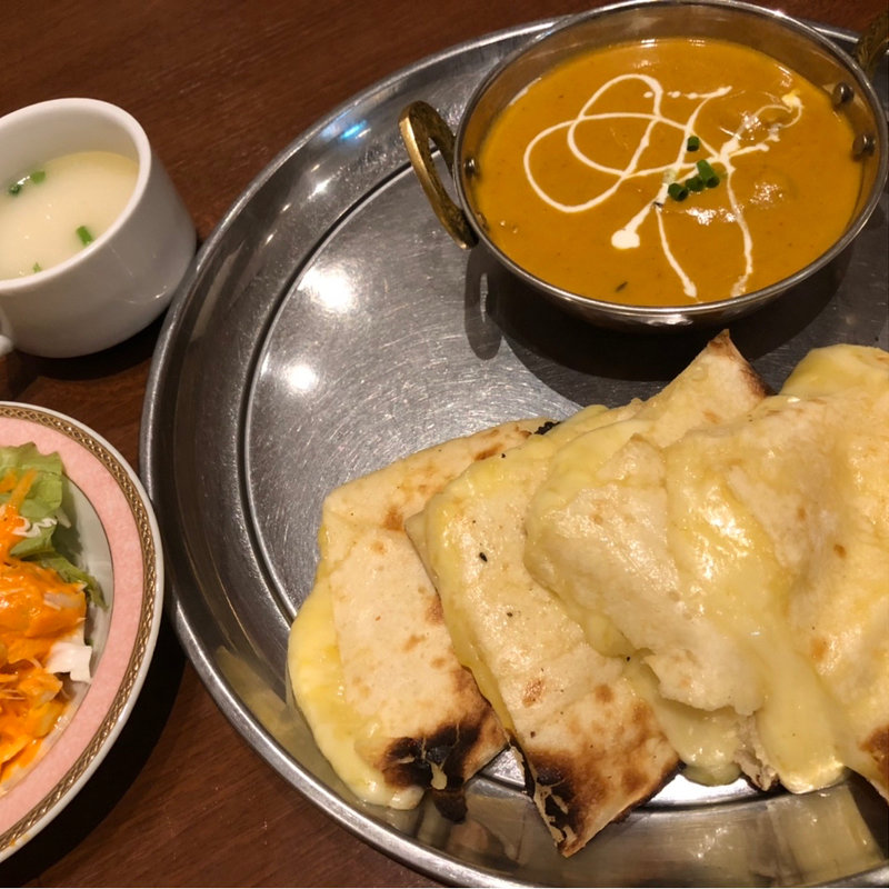 チーズナンランチ(インド・ネパール料理 ディープマハル パピオスあかし店)