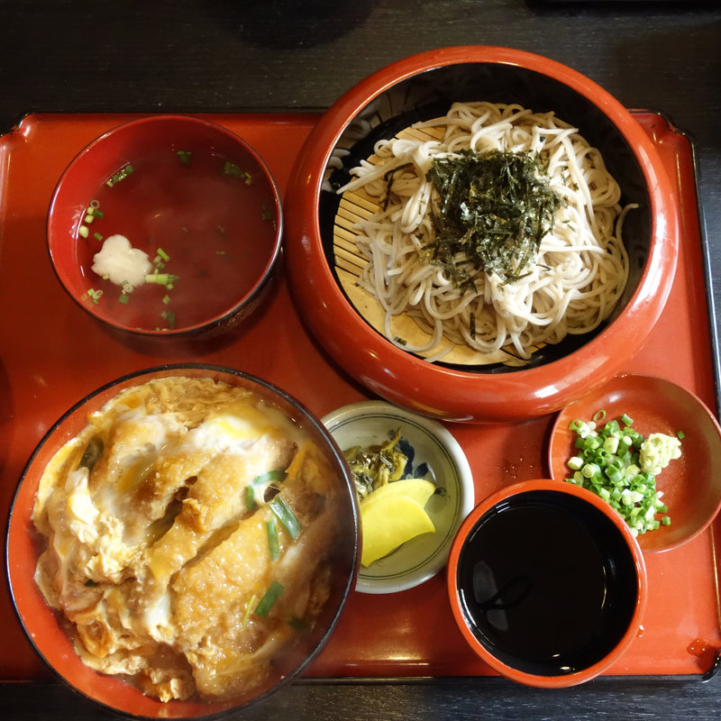 かつ丼セット(大江戸そば)