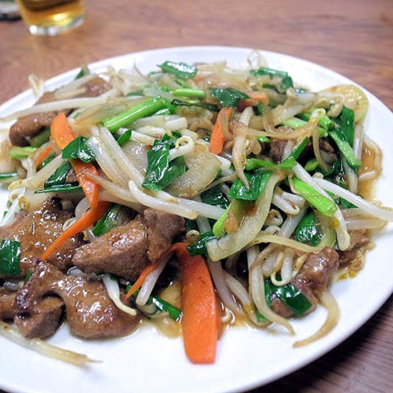 レバーにらいため(天平食堂(てんぺいしょくどう))