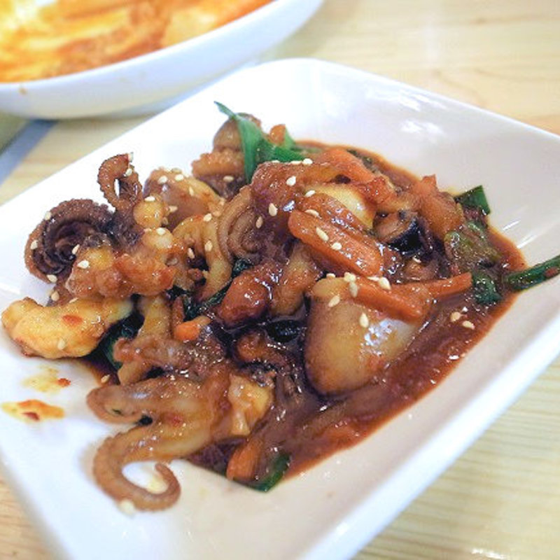 いいだこ炒め(韓国居酒屋 わらぶきや)