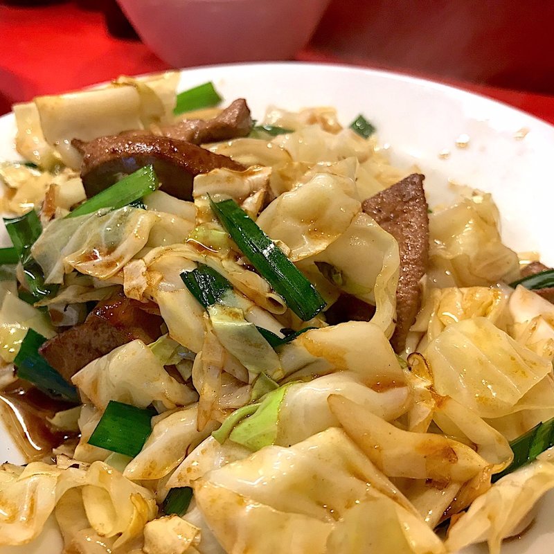 レバニラ炒め(八丁軒)