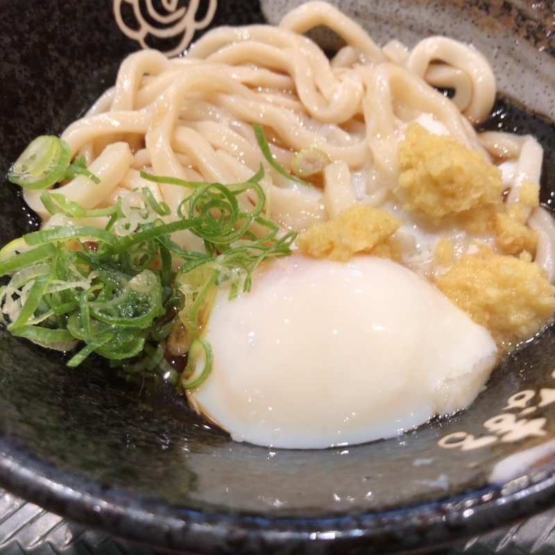 温玉ぶっかけうどん(はなまるうどん 渋谷明治通り店)