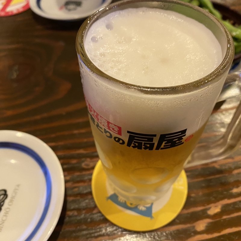 生ビール（中）(やきとりの扇屋 入間藤沢店)