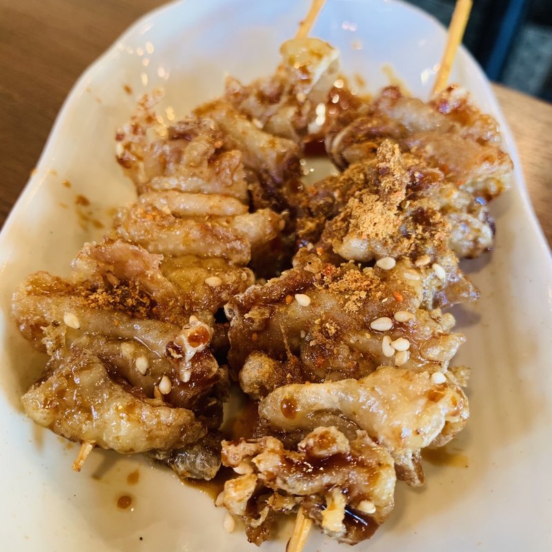 鶏かわ棒(銀だこ大衆酒場 上野店)