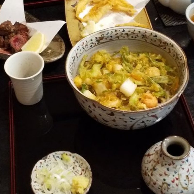 かきあられ(手打そば處 一久)