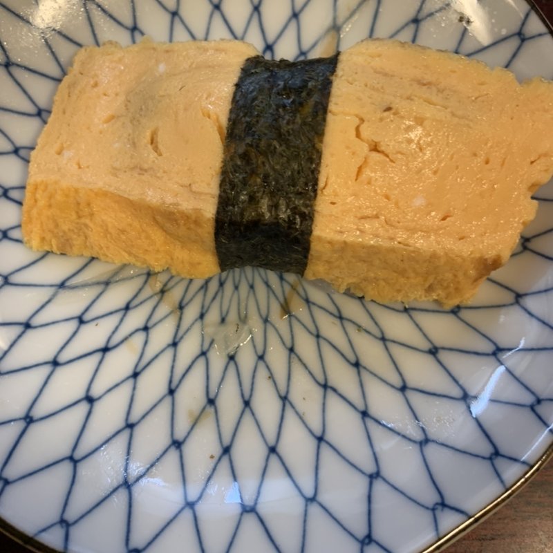 厚焼き玉子(十三 すし屋台 （すしやたい）)