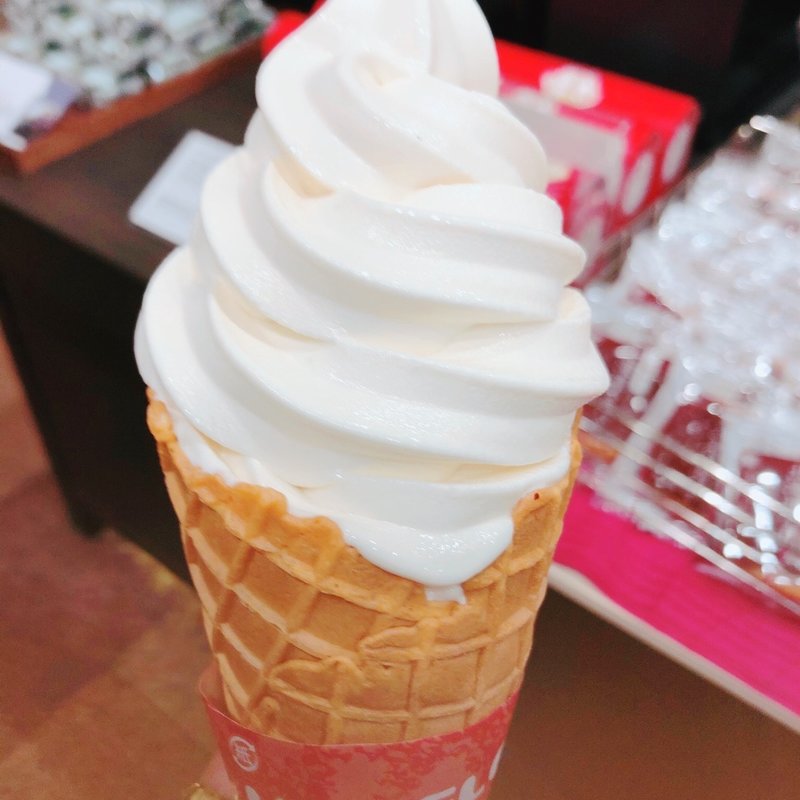 ソフトクリーム  (北菓楼小樽本館)