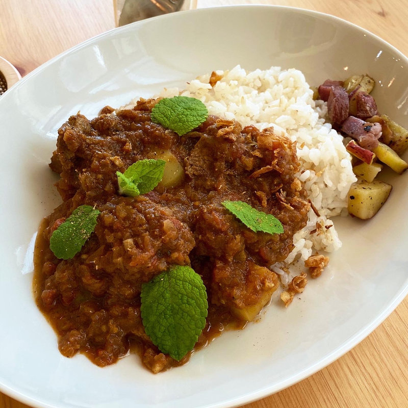 ラムとトマトのミントカレー(EPICE CAFE )