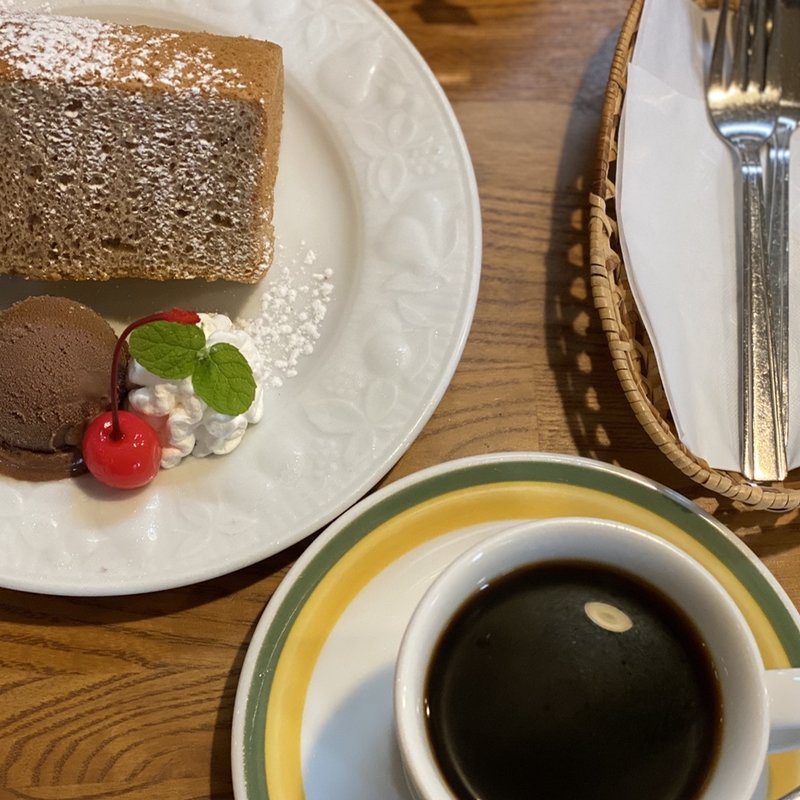 本日のケーキセット(チェリー )