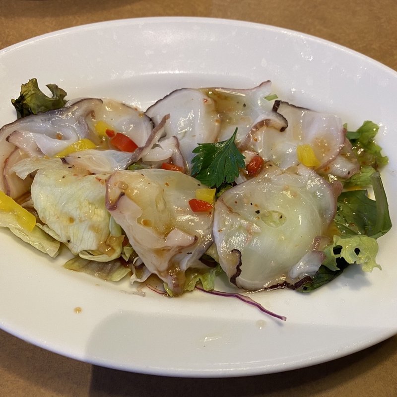 水ダコのカルパッチョ(ジョリーパスタ 入間店)