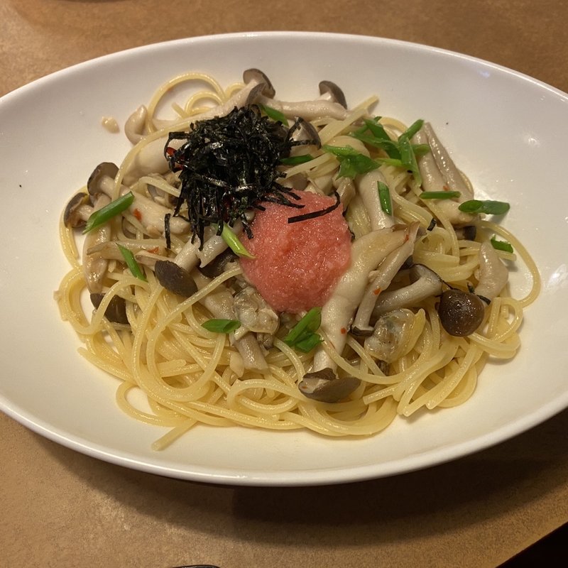 あさりとたらこのペペロンチーノ(ジョリーパスタ 入間店)