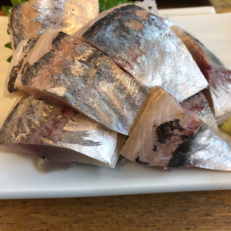 アジ刺し(魚がし 福ちゃん 2号店)