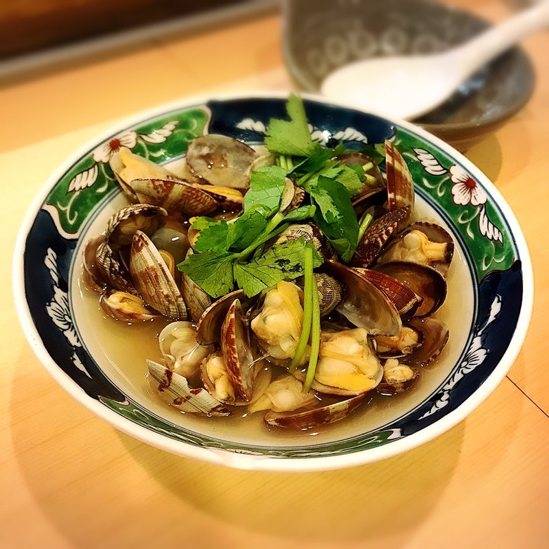 あさりの酒蒸し(いろは寿司)