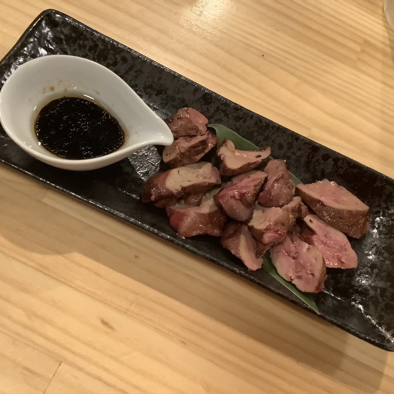 白レバー焼き(鶏居酒屋 ちらんや)
