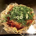 肉玉そば　ネギ　イカ天