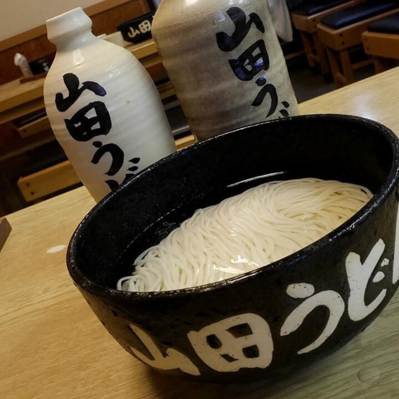 冷やしうどん(山田製麺所)