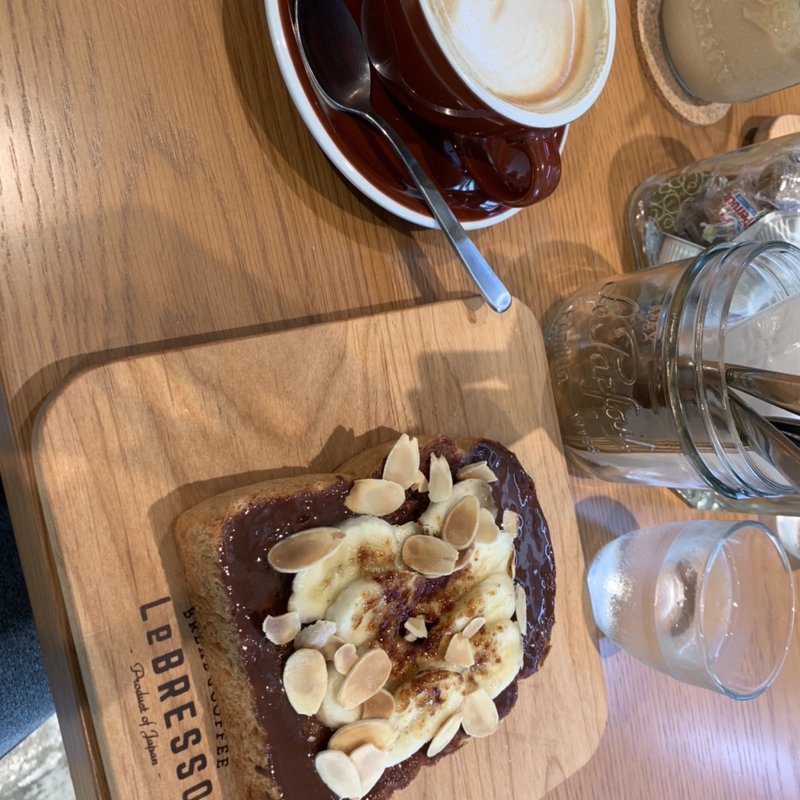 チョコバナナトースト(Le Bresso)