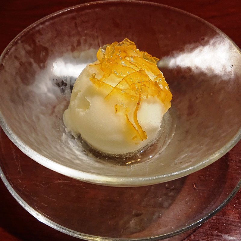 柚子とレモンのシャーベット(とり鉄　川崎仲見世通り店　)