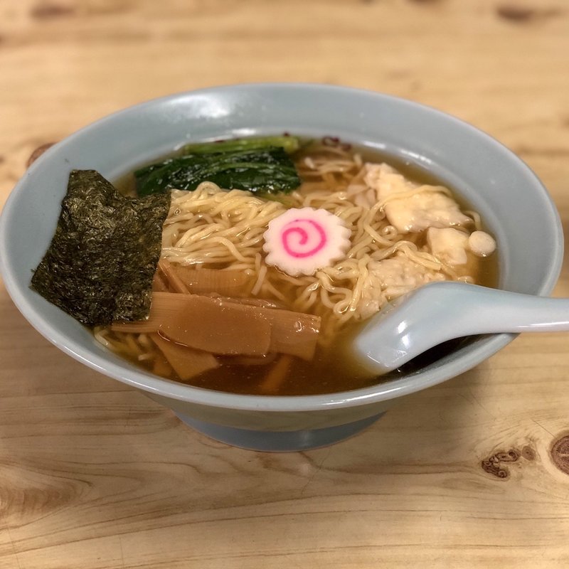 ワンタンメン(とりや食堂)