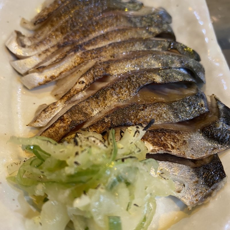 炙りしめ鯖(そば助 北千住店)
