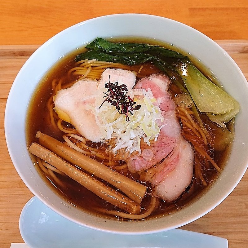 醤油そば弦乃月ブレンド(自家製麺と定食 弦乃月)