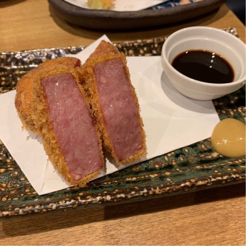 雲仙ハムカツ(うどん麺蔵 ゆうのや)