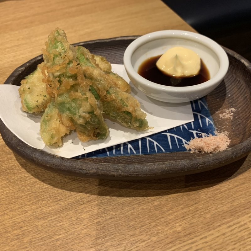 アボカドの天ぷら(うどん麺蔵 ゆうのや)