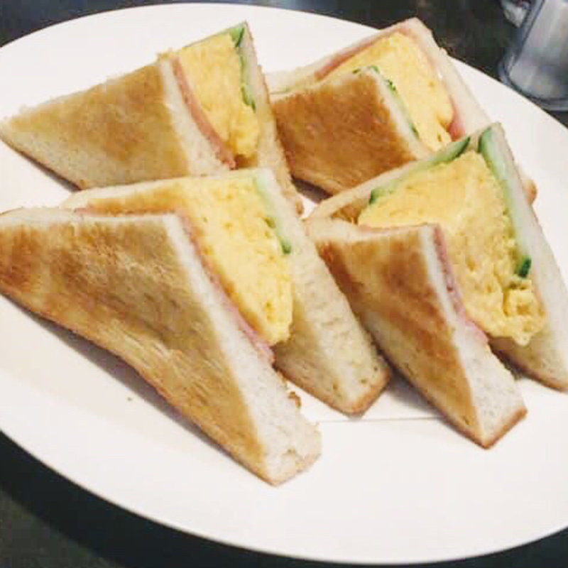 ハムエッグトースト(支留比亜珈琲店 新橋銀座店 )