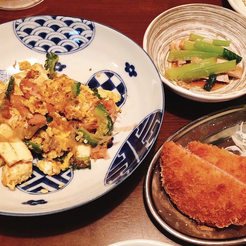 ゴーヤチャンプルー(庄や 学芸大学店 （しょうや）)