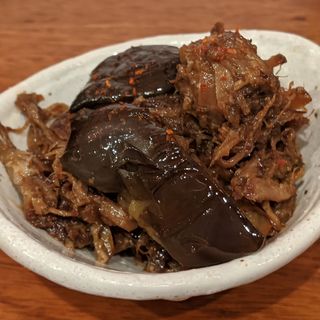 泉州水茄子の肉味噌炒め(横濱丿貫)