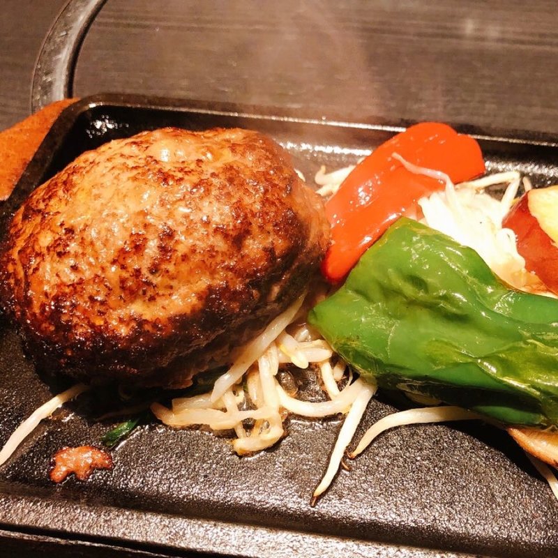 ハンバーグ(宮崎牛鉄板焼ステーキ・焼肉 博多みやちく)
