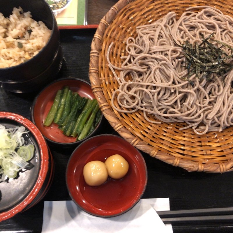 ざるそば定食(信州そば処 そじ坊 大崎ゲートシティー店)