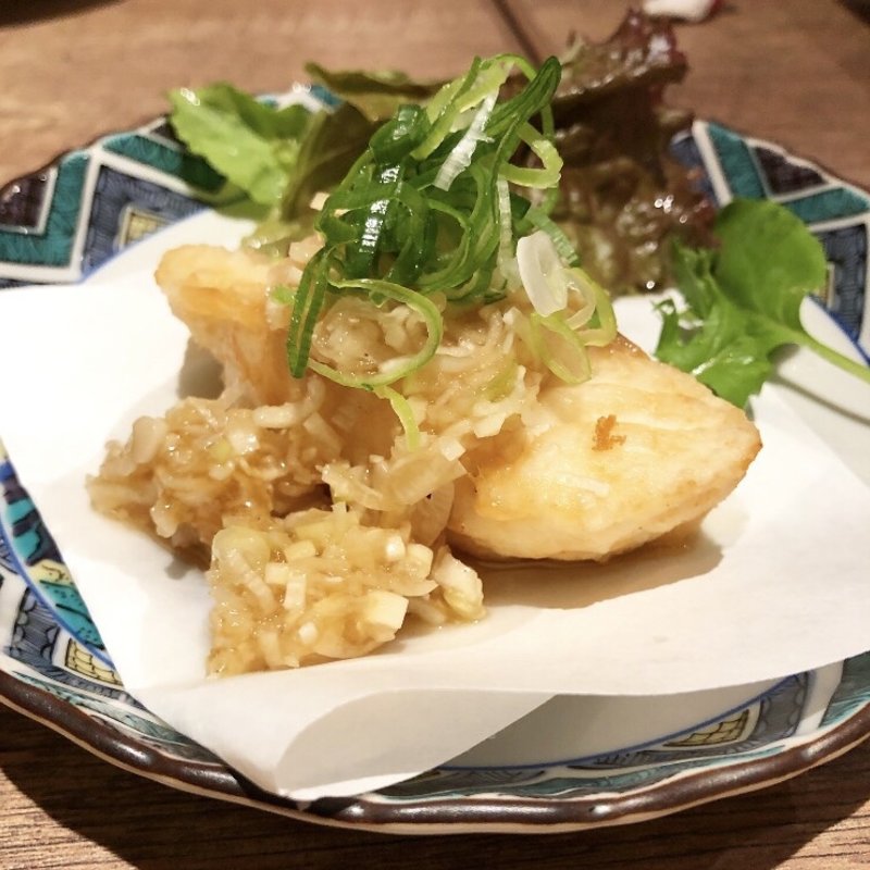 真鯛のネギ塩ダレ(鯛之鯛　烏丸店)