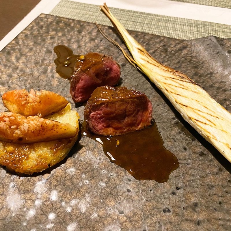 夏鹿ロースのアロースト(レストラン・ピウ)