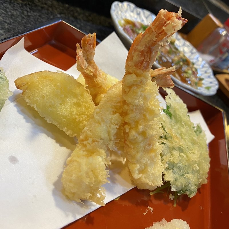 天ぷら盛り合せ(すし秀)