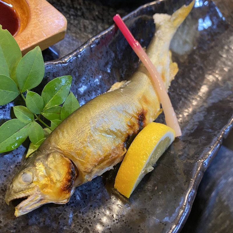 若鮎塩焼き(すし秀)