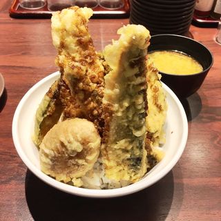 釧路産トロ鰯天丼(博多天ぷら たかお マークイズ福岡ももち店)