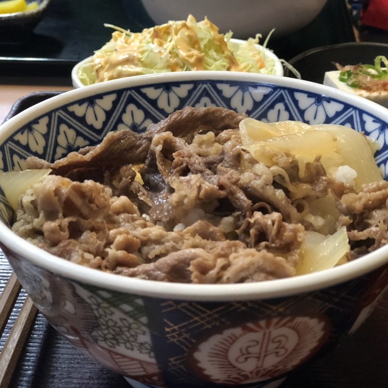 牛丼(なかよし 御影店)