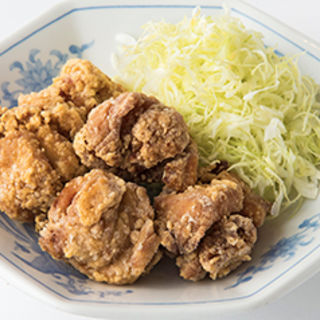 から揚げ定食 餃子セット(福しん バス通り店)