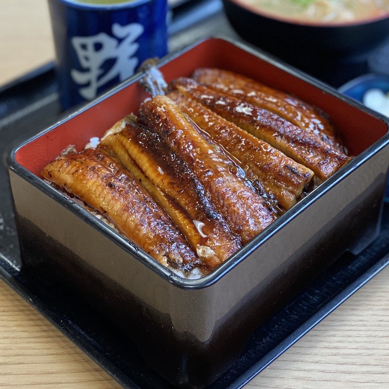 鰻重 二枚盛 みそ汁セット豚汁変更(吉野家 長野中御所店 )