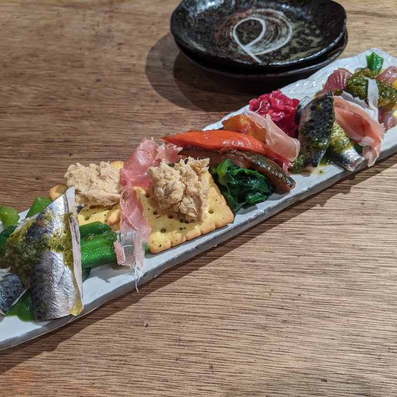 前菜盛り合わせ(Trattoria Inoue)