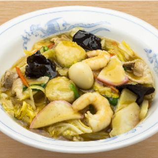 中華丼 餃子セット(福しん池袋明治通り店)