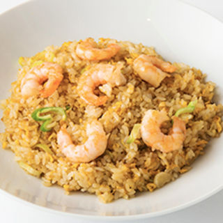 海老チャーハン スープ付き 餃子セット(福しん池袋明治通り店)