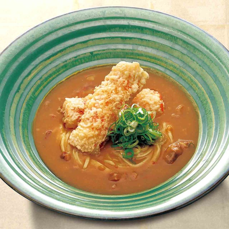 鯛ちく天カレーのおうどん(あげたち 匠の細麺 つるとんたん（大国町）)