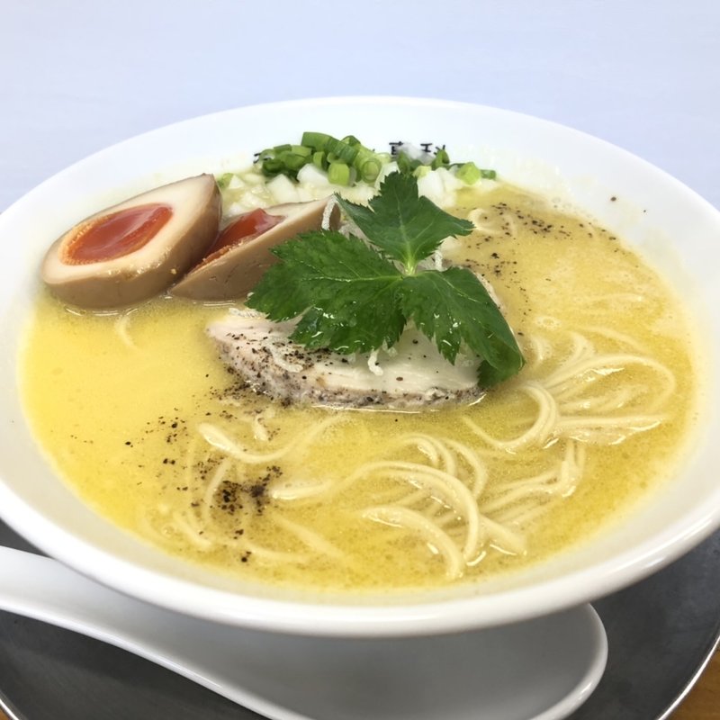 味玉こってり塩(ラーメン専科 竹末食堂)
