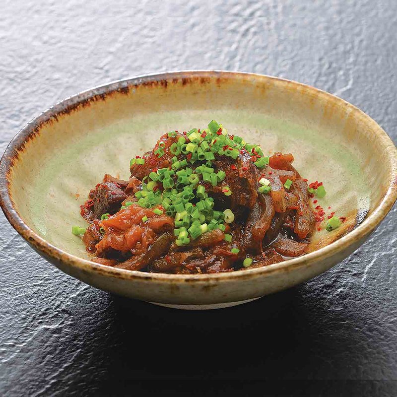 牛すじ土手焼き(あげたち 匠の細麺 つるとんたん（大国町）)